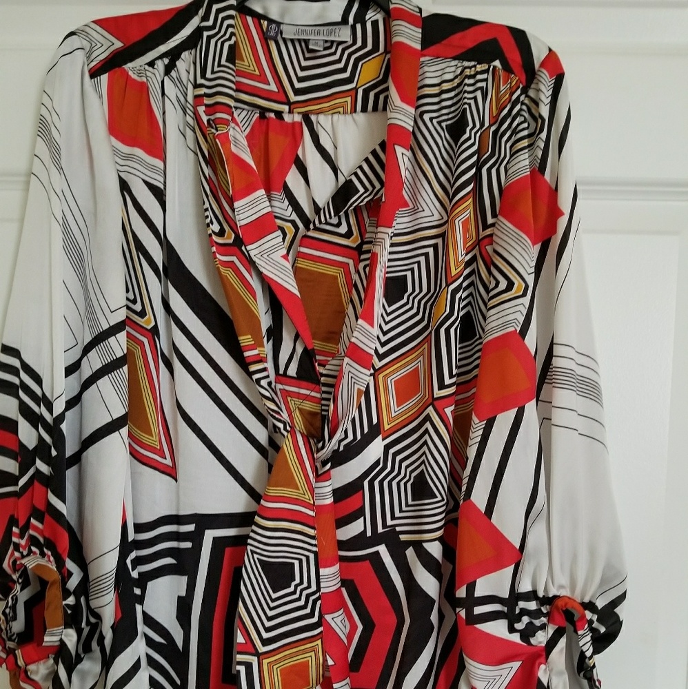 Bell sleeve dress top